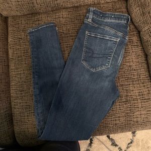 womens american eagle jeans size 8 long
